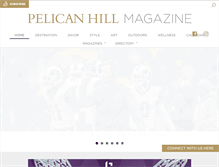Tablet Screenshot of pelicanhillmagazine.com